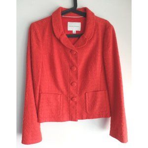 BANANA REPUBLIC Boucle Basketweave Tweedy Blazer